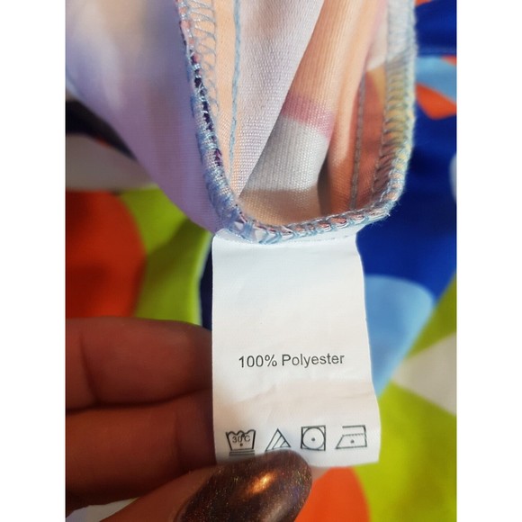 Womens Shorts Small Festival Hippie Woodstock Retro High Waist 70s Brady Bunch - Picture 7 of 12